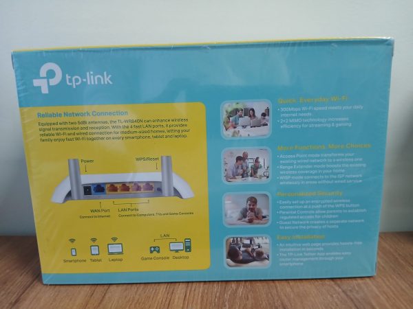 Powerful TP Link Wireless Router: TL-WR840N 300Mbps - Image 3